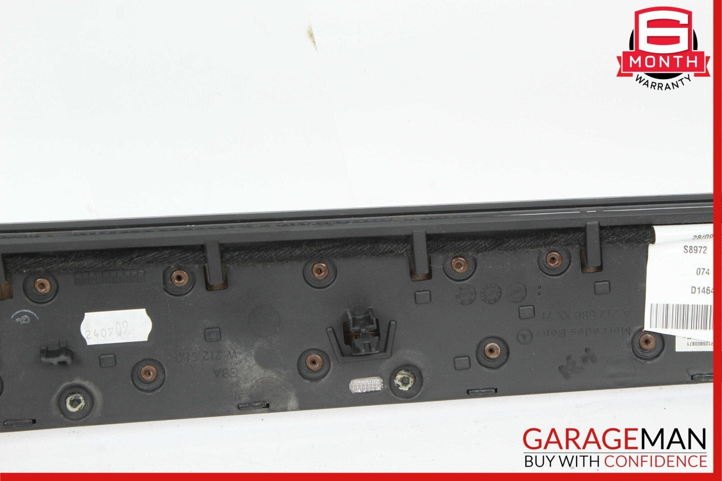 10-13 Mercedes W212 E350 Front Center Dash AC A/C Air Vent Trim Assembly Wood