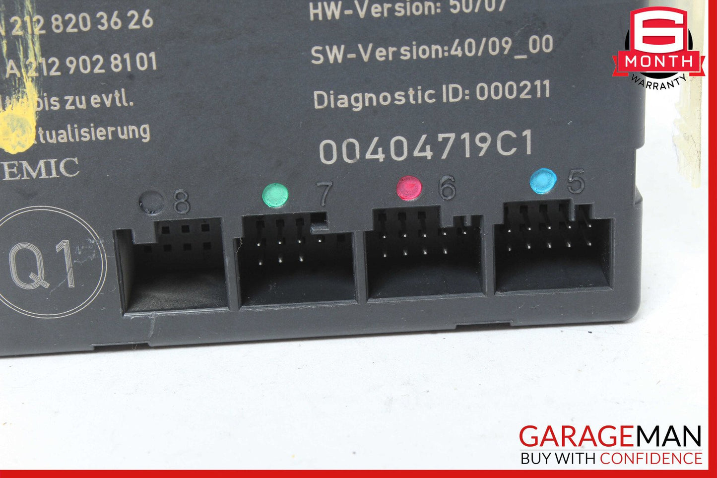 08-18 Mercedes W204 C250 C300 E400 Front Right Side Door Control Module OEM