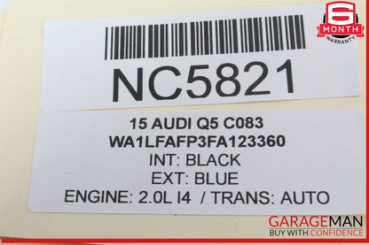 13-18 Audi Q5 Q3 Front Left Driver Side Door Lock Latch Actuator 8J1837015F OEM