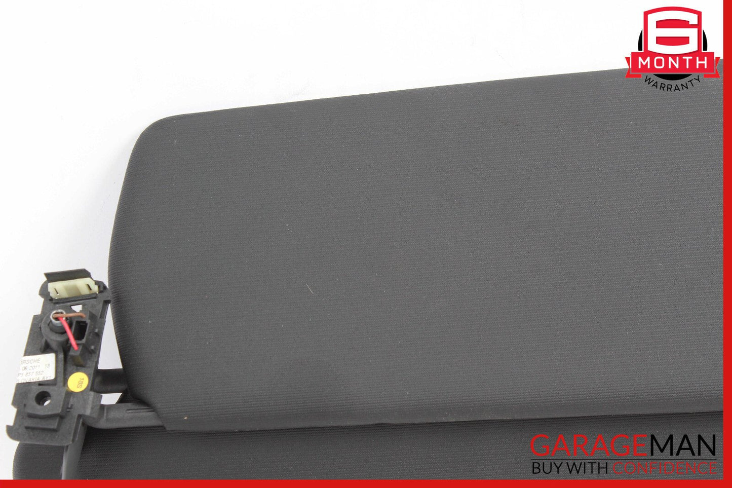 11-17 Porsche Cayenne 958 Front Right Side Sun Visor Sunshade Cover Black