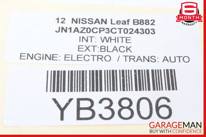 11-12 Nissan Leaf Rear Right Door Lock Latch Actuator OEM