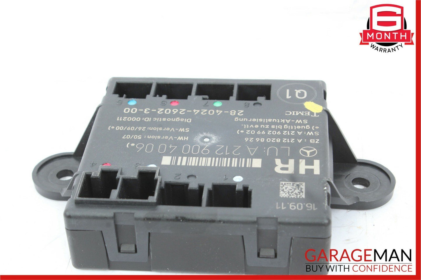 08-14 Mercedes W204 C250 C300 Rear Right Side Door Control Module Unit