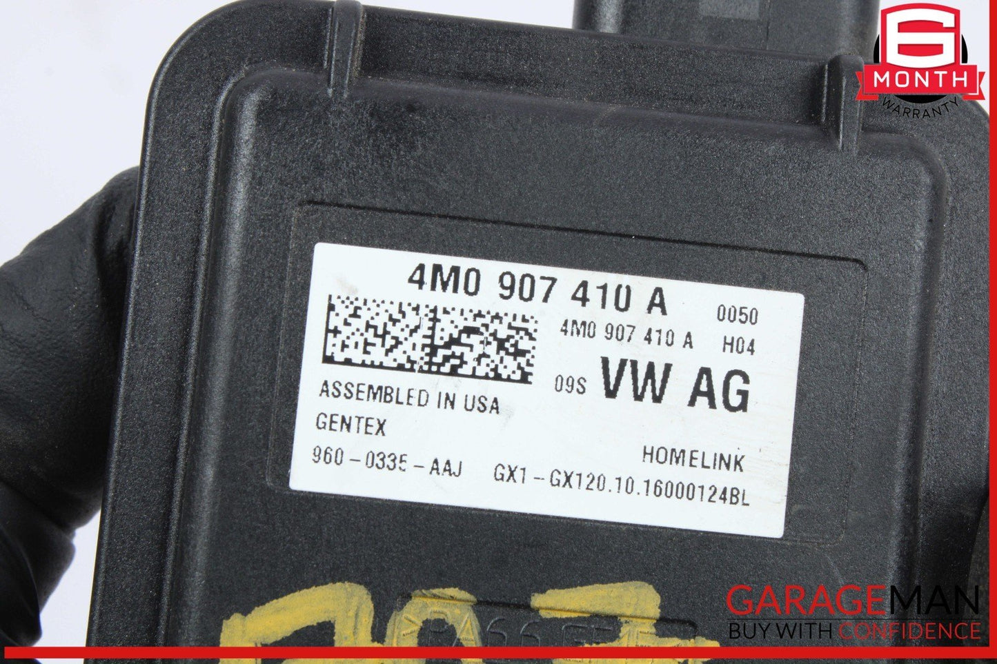 17-20 Audi Q7 A4 Q5 Homelink Garage Door Opener Control Module Unit 4M0907410A