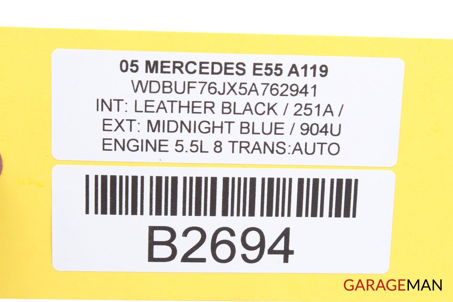 03-06 Mercedes W211 E320 E55 AMG Parktronic Park Assist Control Module Unit A119