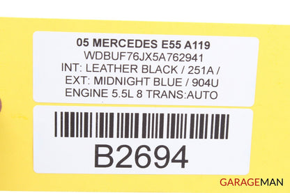 03-06 Mercedes W211 E320 E55 AMG Parktronic Park Assist Control Module Unit A119