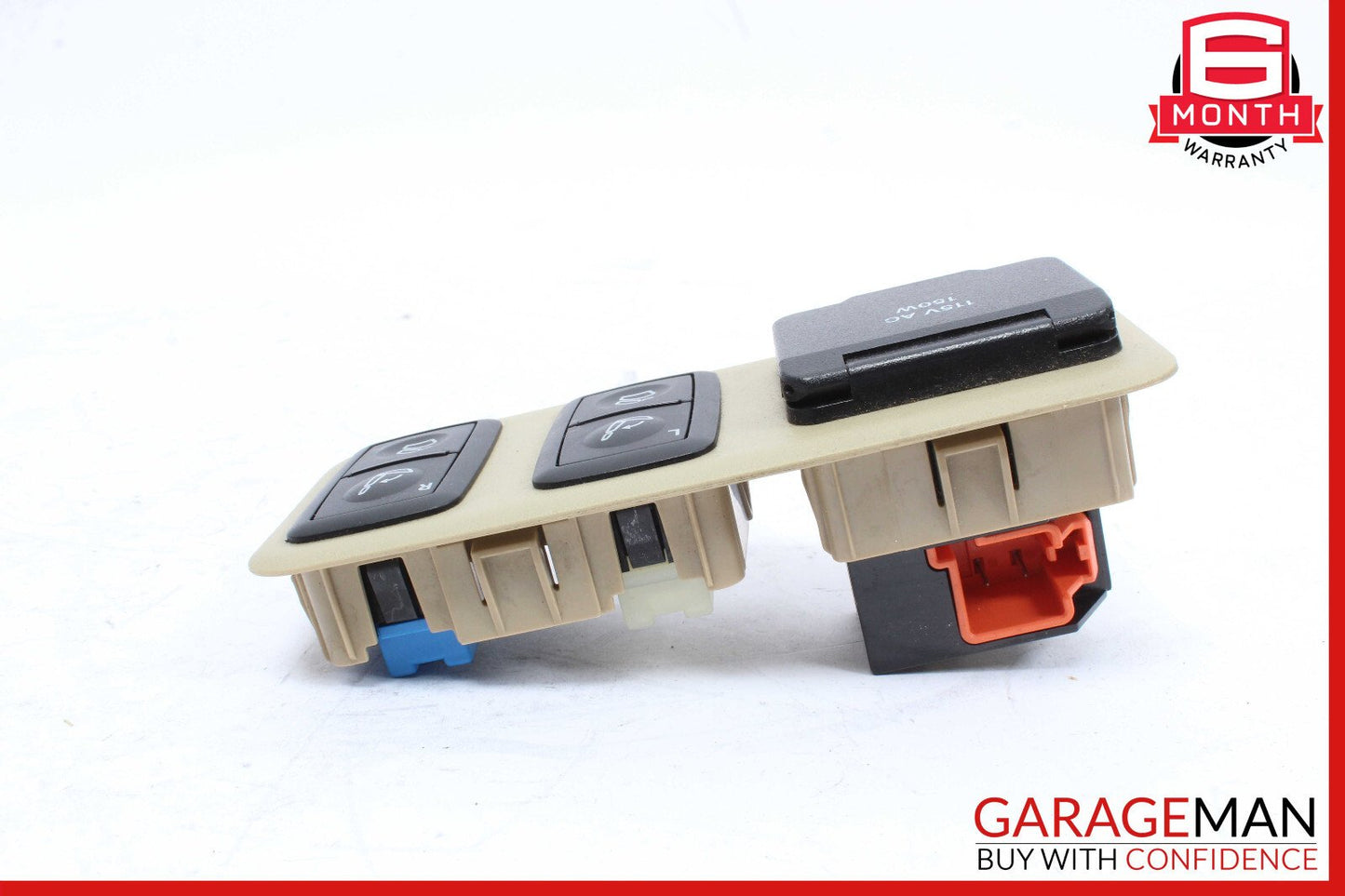07-12 Mercedes X164 GL450 Rear Seat Fold Switch Socket Control Brown OEM