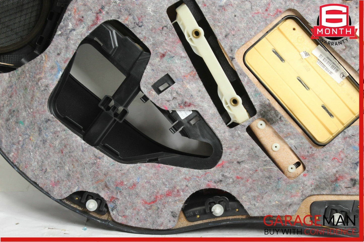 06-11 Mercedes W219 CLS500 Rear Left Interior Door Trim Panel Cover Black
