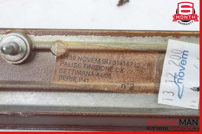 03-08 Maserati Quattroporte M139 Right Side Dashboard Panel Trim Wood OEM