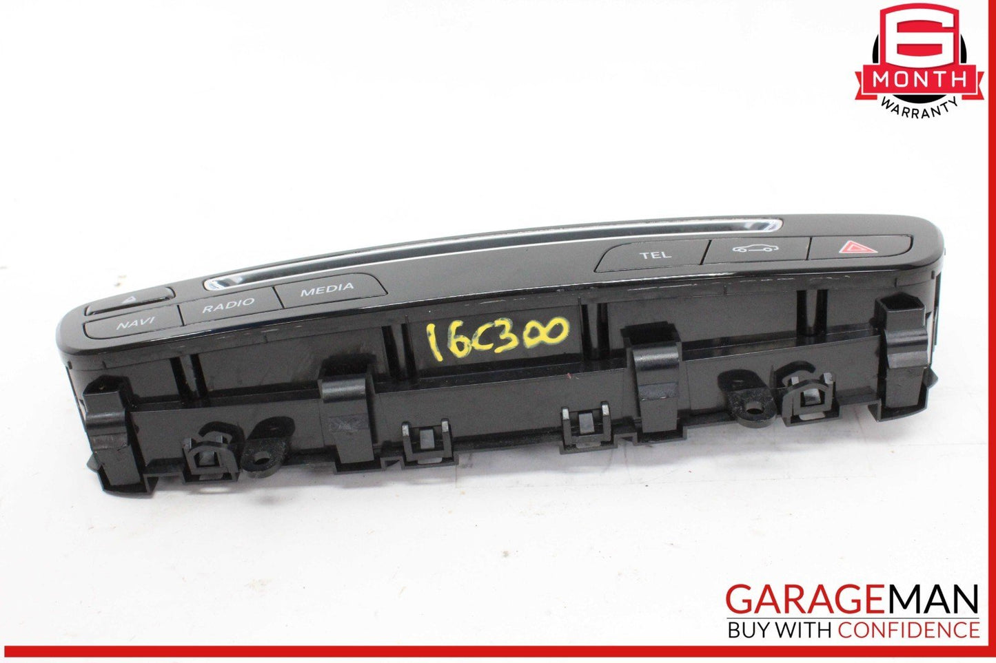 15-19 Mercedes W205 C300 C400 Media Center Dashboard Hazard Control Switch OEM