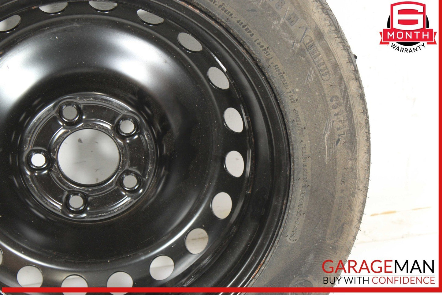08-14 Mercedes W204 C250 C300 Emergency Spare Tire Donut Wheel Rim 125 90 16"