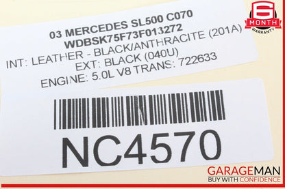 03-12 Mercedes R230 SL500 SL55 AMG Front Left Door Control Module 2308203526 OEM