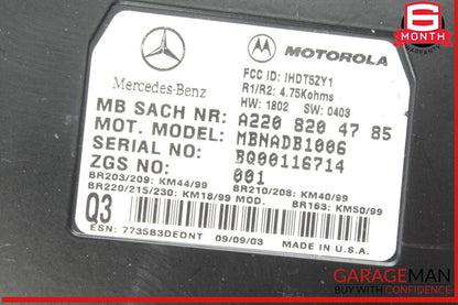 00-06 Mercedes R230 SL500 Voice Command Control Module 2038204085 OEM