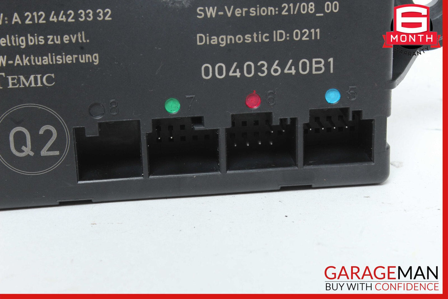 08-18 Mercedes X204 GLK350 C350 Rear Left Door Control Module 2128203885 OEM