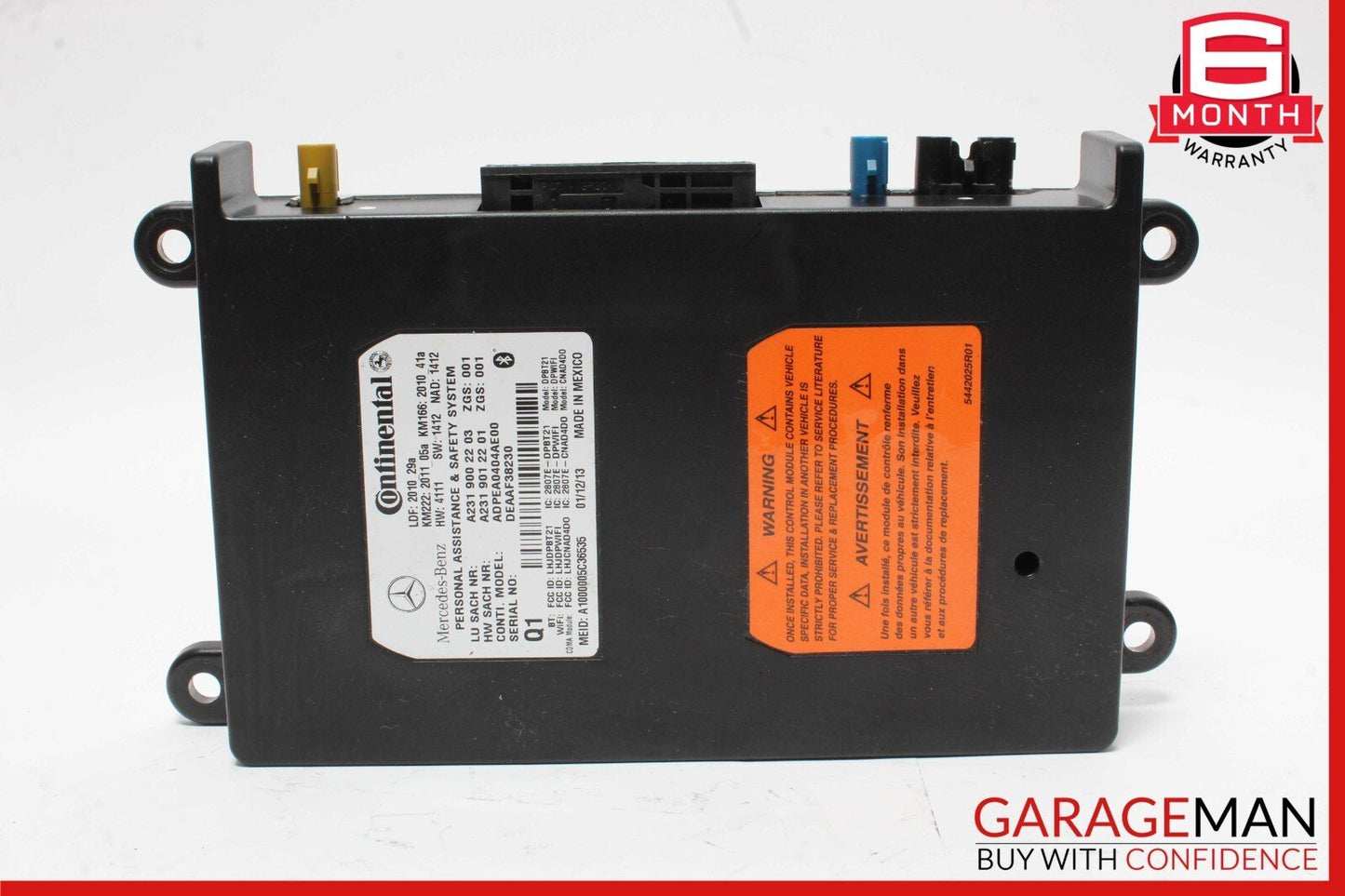 10-20 Mercedes X166 GL450 GLA250 SL400 Communication Control Module Unit OEM
