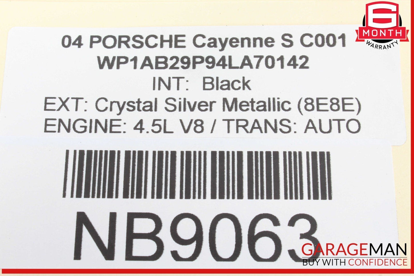 03-06 Porsche Cayenne S 955 Anti Theft Locking Immobilizer Control Module OEM