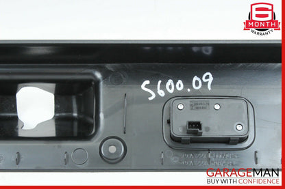 07-13 Mercedes W221 S550 S400 S63 AMG Trunk Lid Lock Latch Trim Cover Black