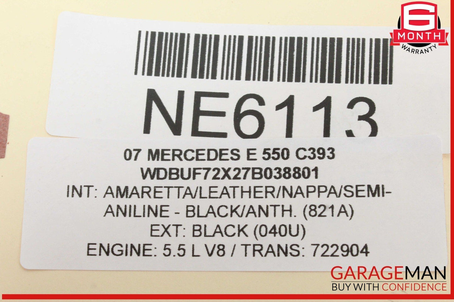 00-11 Mercedes W211 E550 E320 Air Airmatic Suspension Compressor Pump OEM