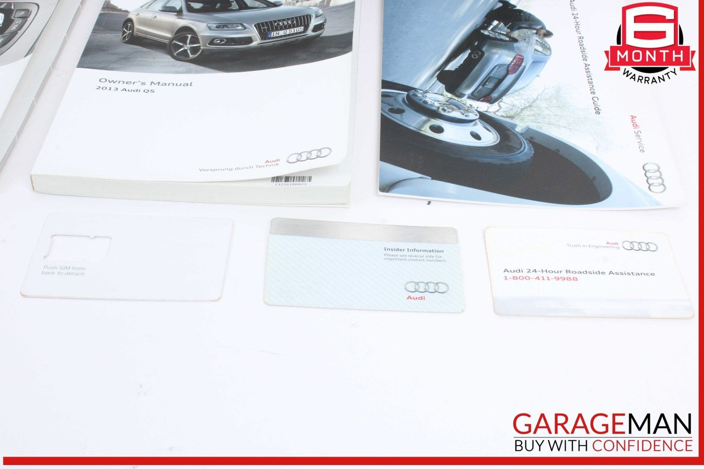 13 Audi Q5 Owner Owner's Manual Operator User Guide w/ Case OEM