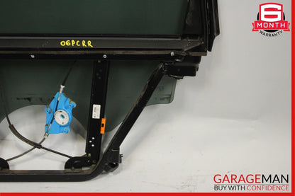 03-06 Porsche Cayenne 955 Rear Right Door Frame Window Regulator Glass Assy