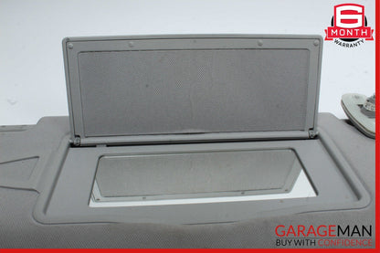 07-13 Mercedes W221 S550 Front Right Sun Visor Shade Sunvisor Grey Suede OEM