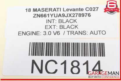 14-20 Maserati Levante Ghibli Front Right or Left Side Seat Adjustment Switch