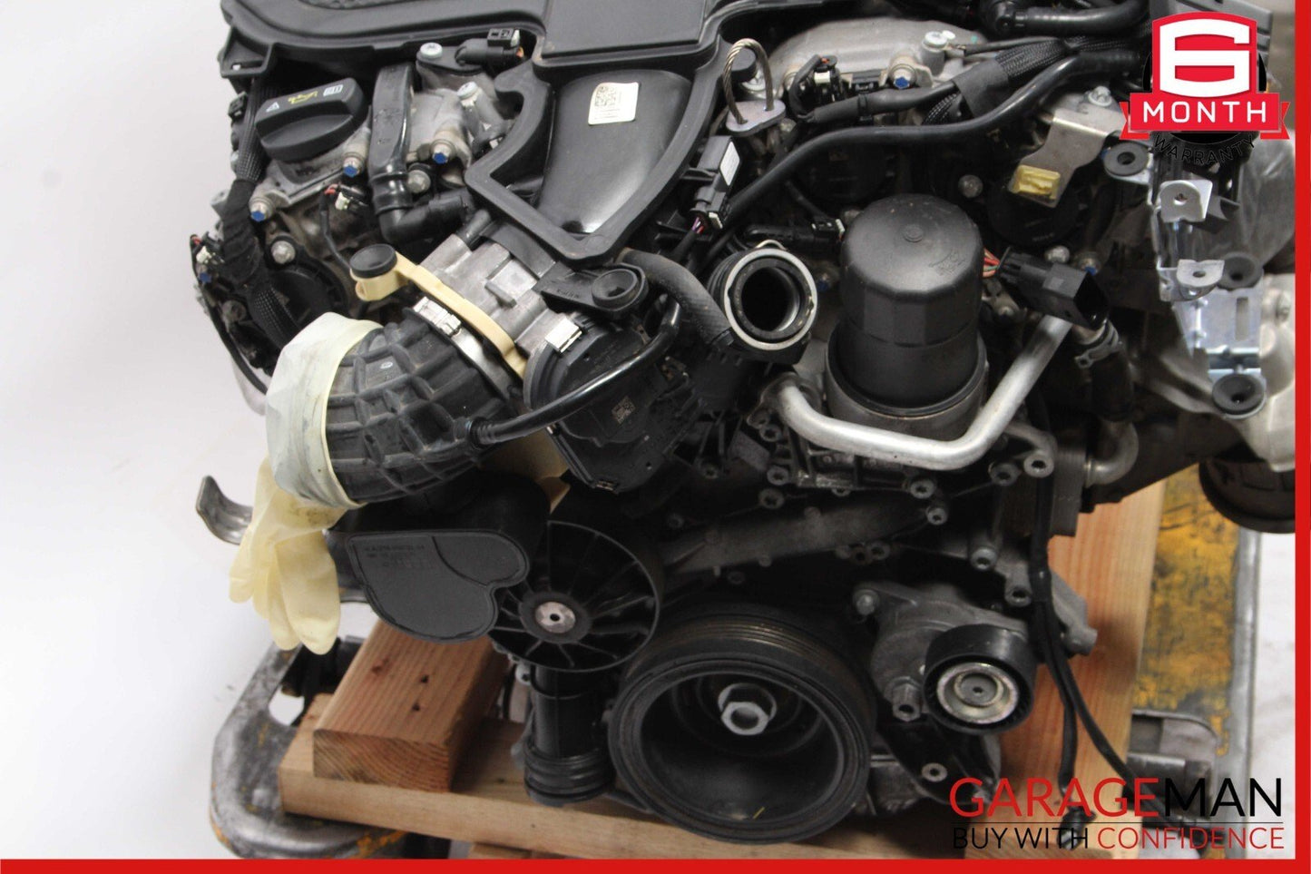 12-15 Mercedes W212 E350 C350 3.5 V6 RWD Engine Motor Block Assembly