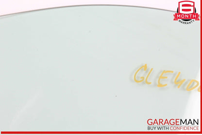 12-19 Mercedes W166 GLE400 GLE43 AMG GLS550 Front Right Door Window Glass OEM