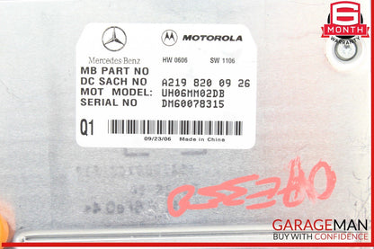 06-12 Mercedes W211 E350 ML350 Communication Control Module Unit 2198200926 OEM