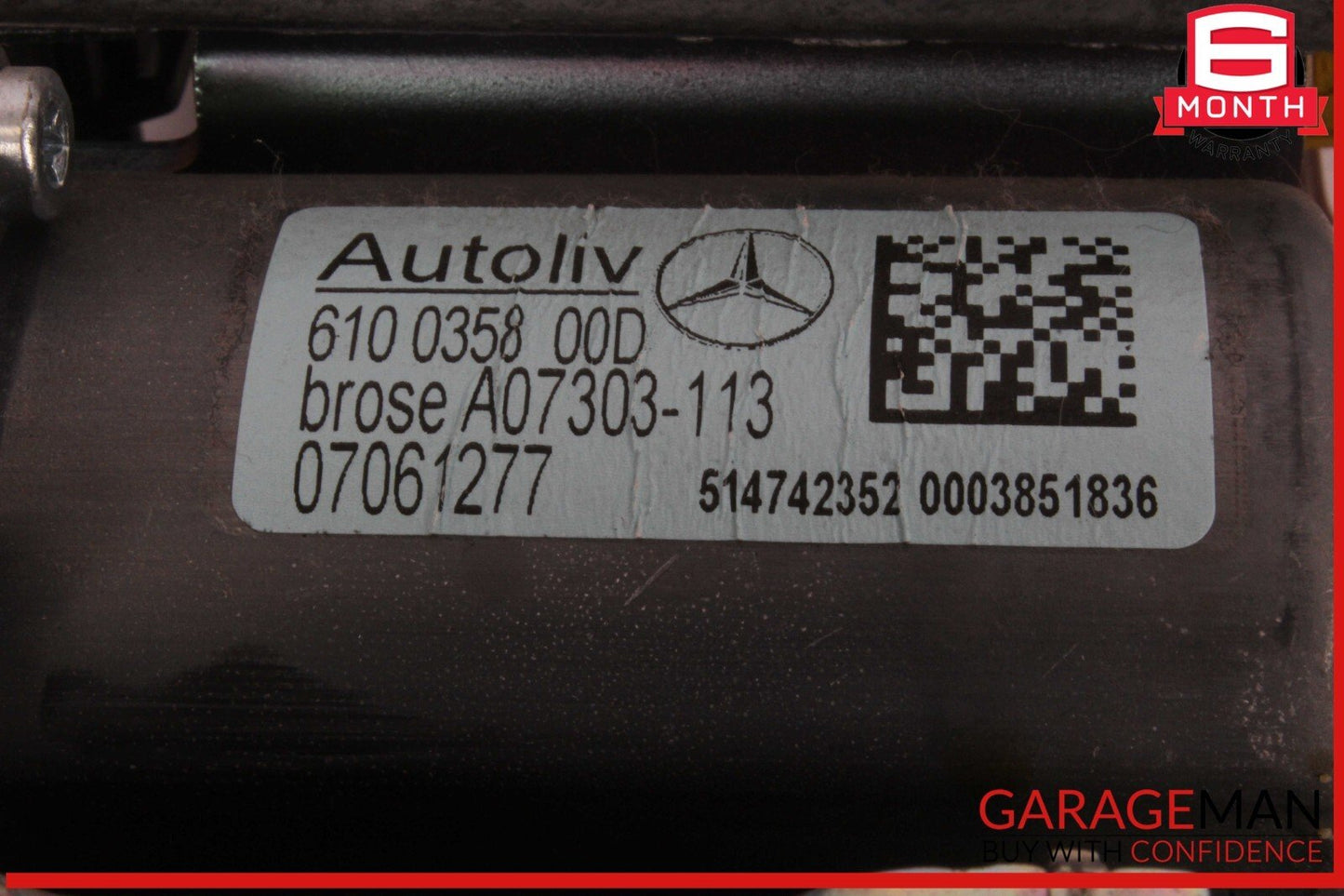 10-16 Mercedes W212 E350 Bluetec Front Left Side Seat Belt Seatbelt Retractor