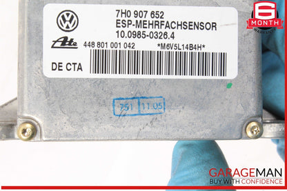 03-10 Porsche Cayenne 955 957 Acceleration Yaw Rate Control Sensor 7H0907652 OEM