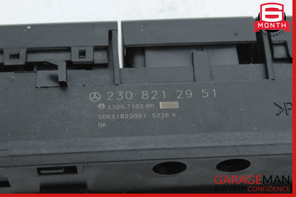 03-08 Mercedes R230 SL500 SL55 Dash Console Park Assist Switch 2308212951 OEM