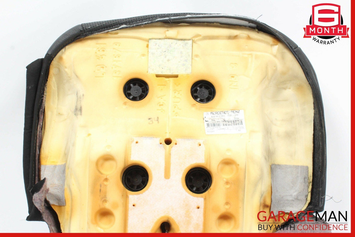 07-13 Mercedes W221 S63 AMG Front Left Driver Side Lower Bottom Seat Cushion OEM