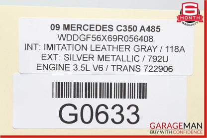 08-14 Mercedes W204 C350 Front Left Seat Lumbart Support Valve Module OEM