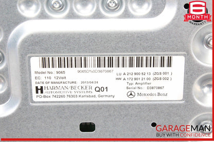 08-17 Mercedes W212 E350 E63 AMG Amplifier Amp Harman Becker 2129005213 OEM