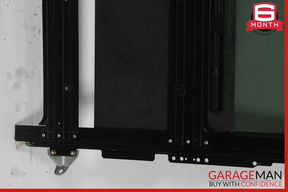 03-13 Maserati Quattroporte M139 Sunroof Guide Rail Frame Glass Track w/ Shade