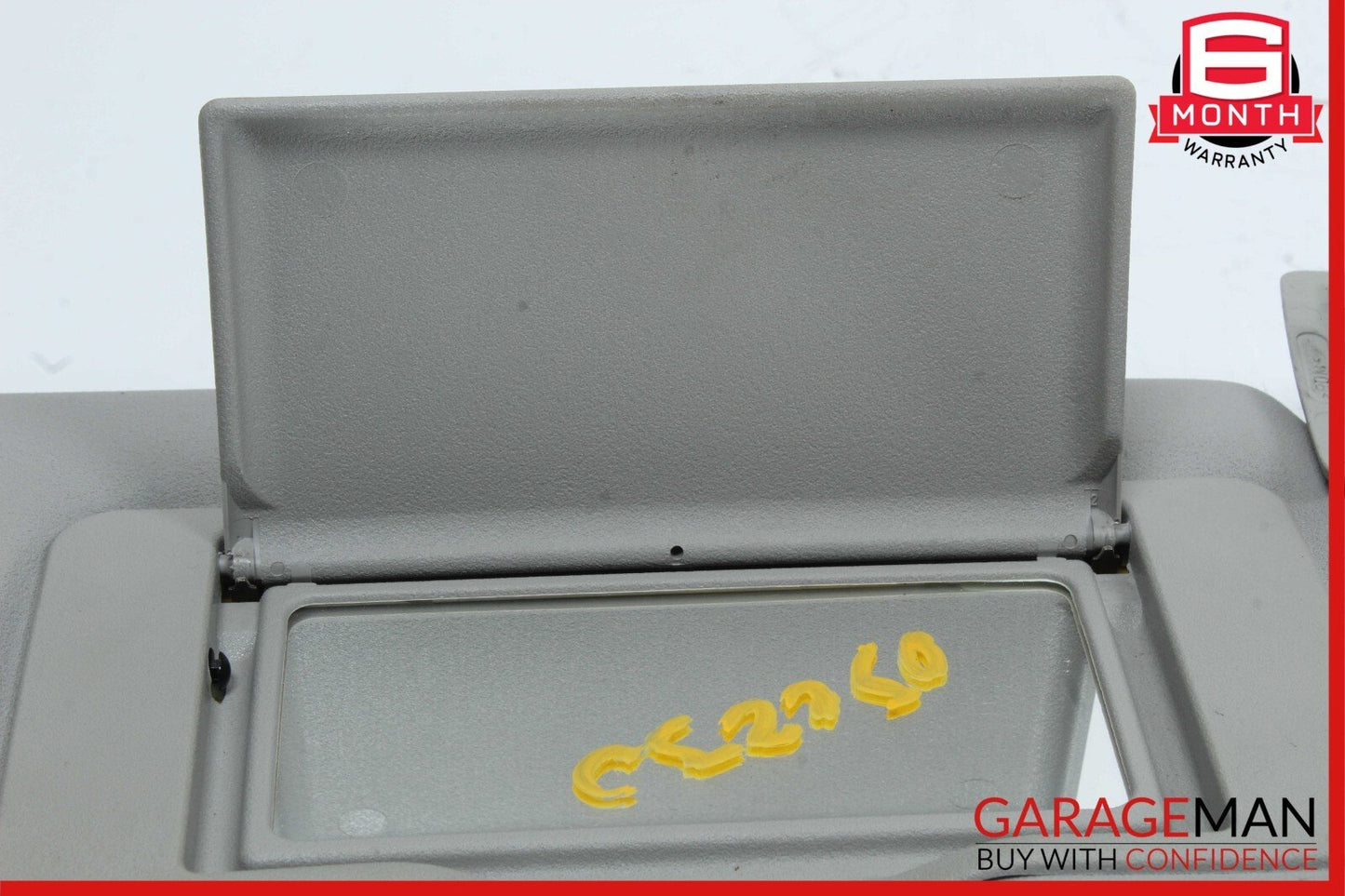 01-07 Mercedes W203 C230 C32 AMG Front Right Side Sunvisor Sun Visor Grey OEM