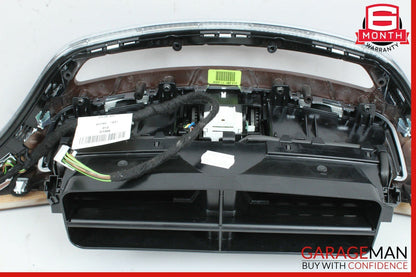 07-09 Mercedes W221 S600 S65 AMG V12 Dashboard Center Trim Bezel Assembly Wood