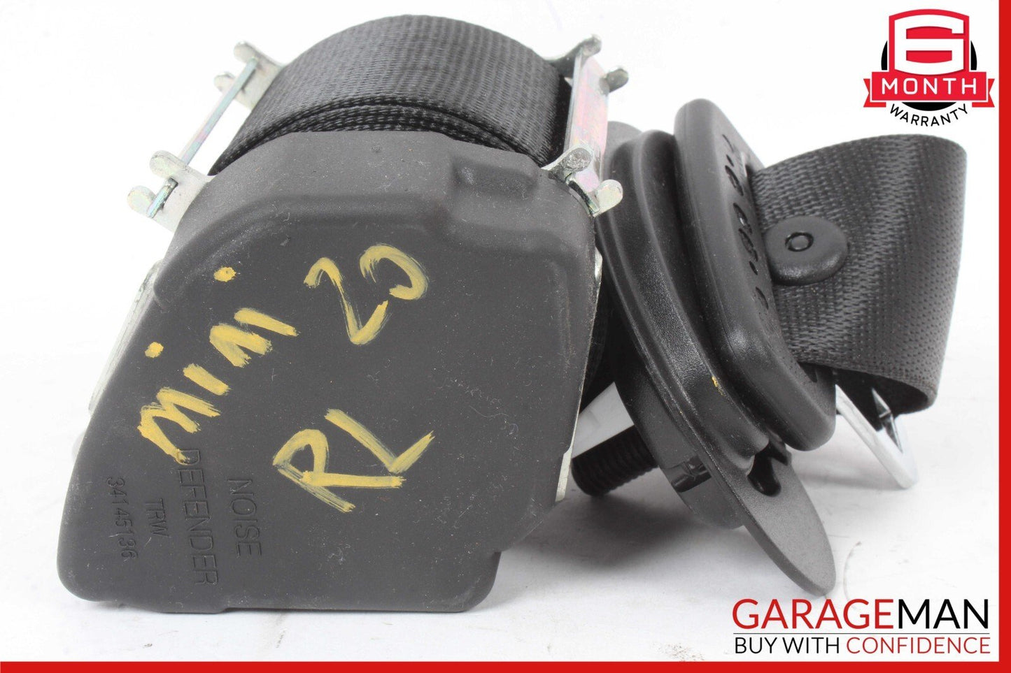 20-24 Mini Cooper Rear Left Driver Side Seat Belt Retractor OEM
