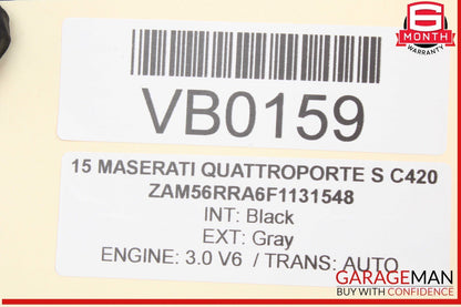 14-17 Maserati Quattroporte S Front Right / Rear Left or Right Window Switch OEM