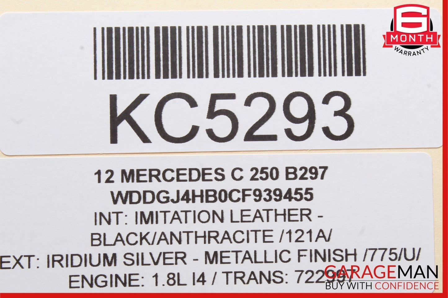08-18 Mercedes W204 C250 C300 C350 Headlight Fog Light Switch Control Module OEM