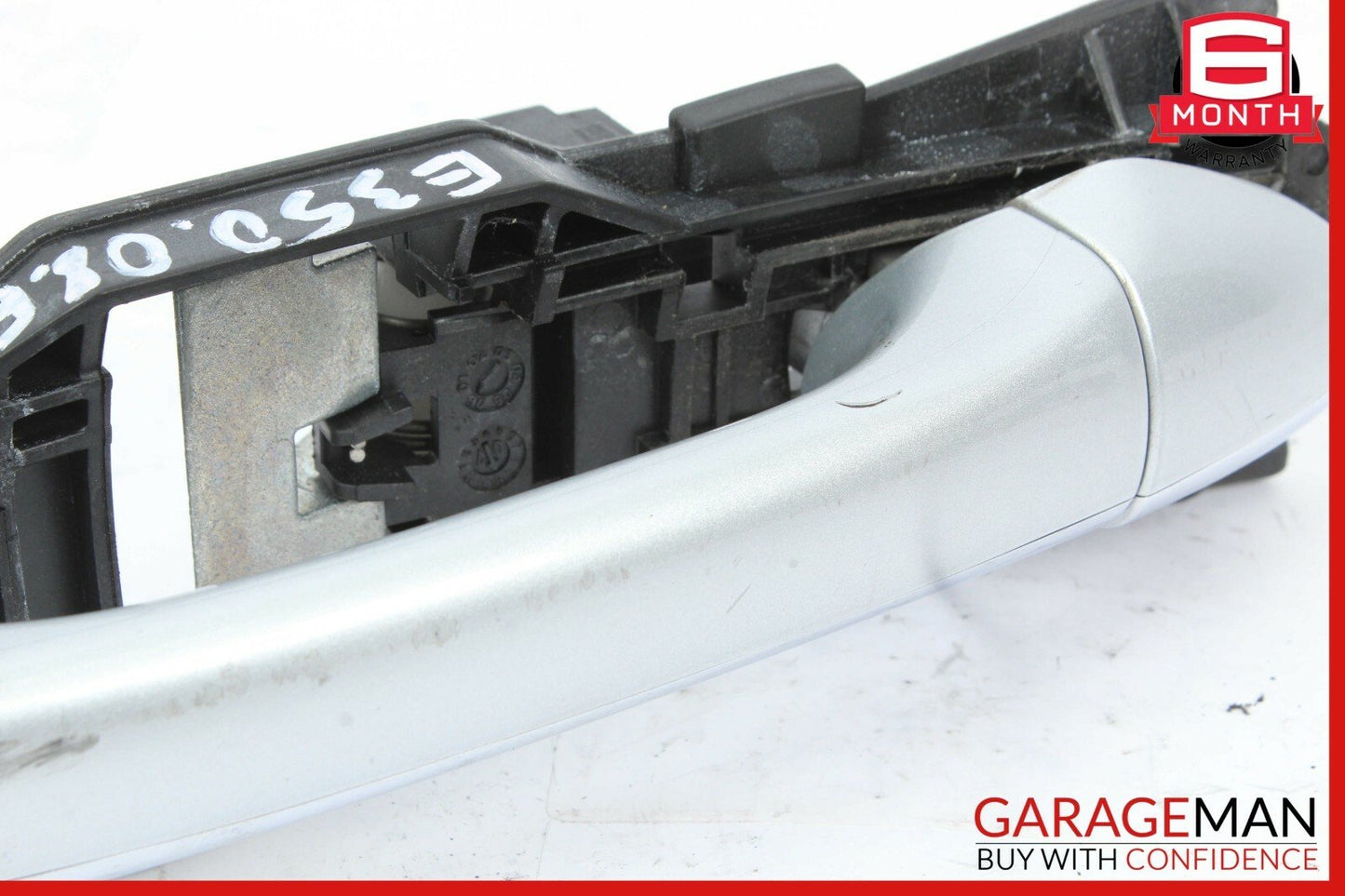 03-09 Mercedes W211 E350 Front Right Passenger Side Exterior Door Handle Silver