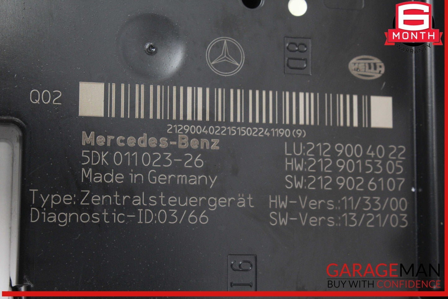 15-18 Mercedes W212 E350 Rear SAM Module Relay Fuse Box 2129004022 OEM