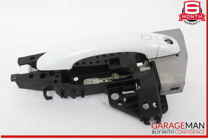 08-18 Audi S4 Q5 A4 A5 Front Left Driver Side Exterior Door Handle White OEM