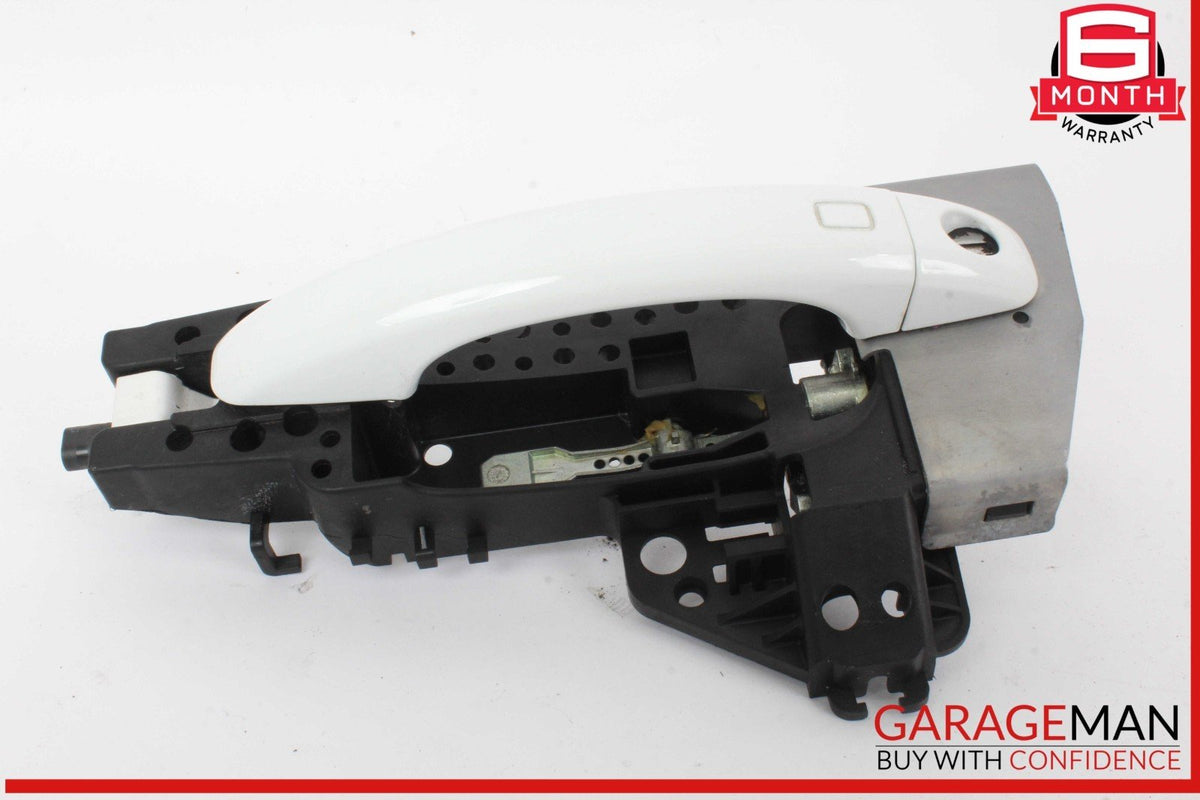 08-18 Audi S4 Q5 A4 A5 Front Left Driver Side Exterior Door Handle White OEM