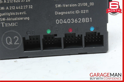 08-15 Mercedes W212 E350 4MATIC Front Left Side Door Control Module 2128203385
