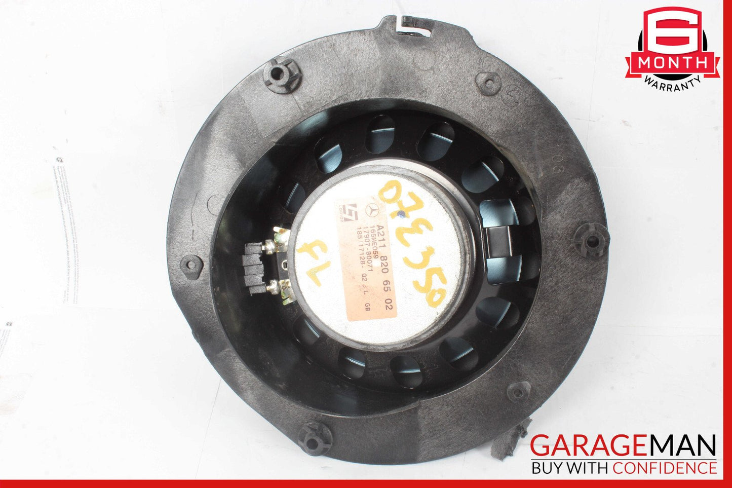 07-09 Mercedes W211 E350 Front & Rear Left Door Sound Speakers Set of 2
