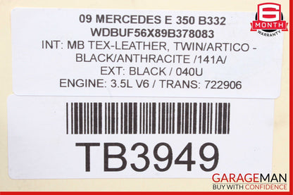 06-09 Mercedes W211 E350 Front Left Reinforcement Bumper Bracket 2116200995 OEM