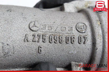 03-12 Mercedes W220 S600 Turbocharger Hose Pipe Right 2750980607 OEM