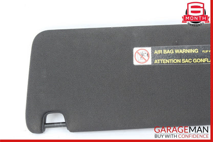 12-16 Audi A6 A7 Front Right Passenger Side Sunvisor Sun Visor Shade Cover Black