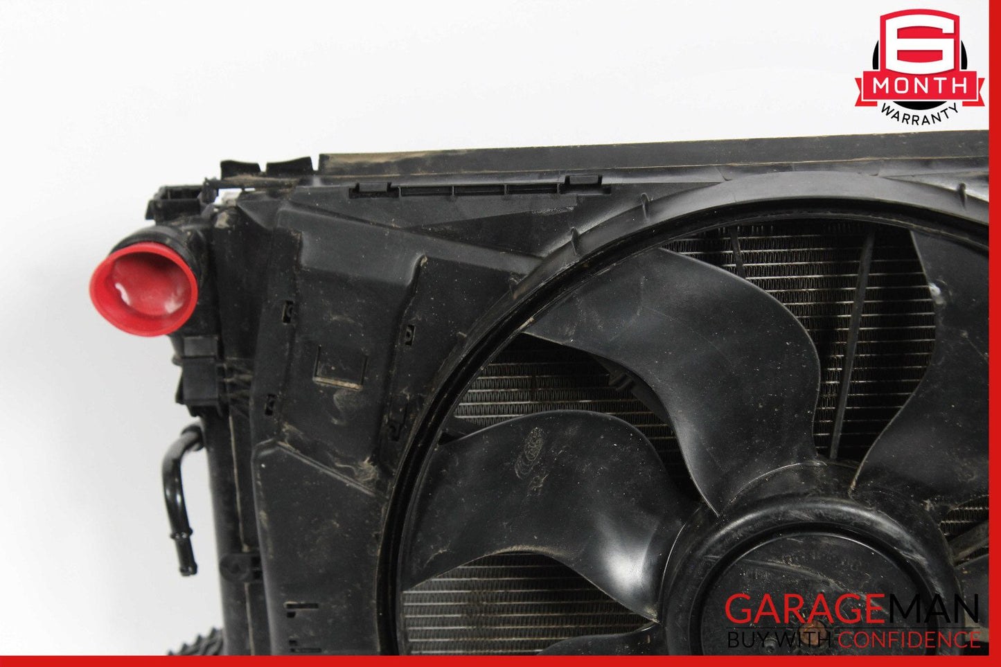 12-15 Mercedes W204 C250 Engine Motor Cooling Radiator A/C AC Condenser Assembly